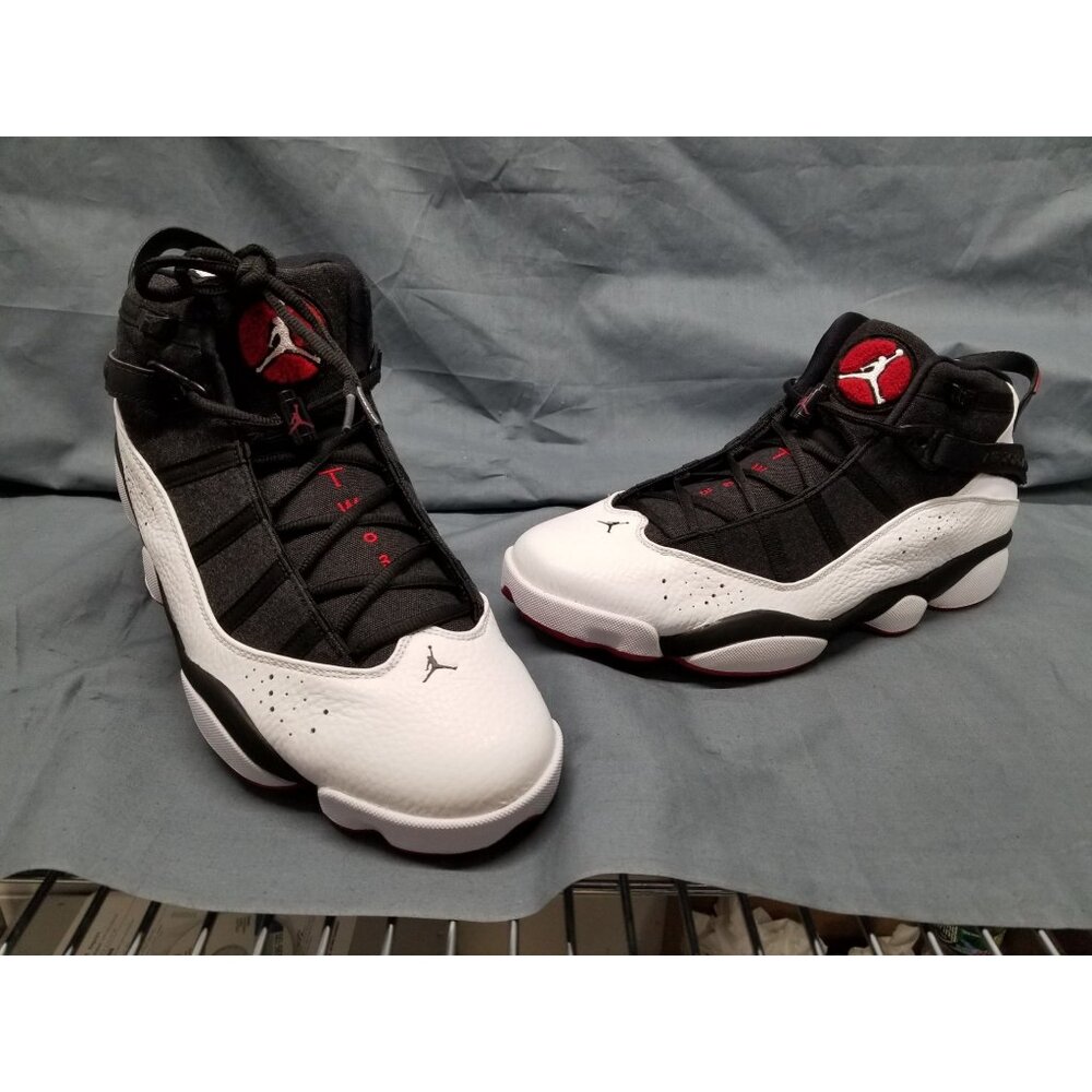 Jordan 6 Rings Black White Red Mens Size 11.5 NEW NO BOX!
